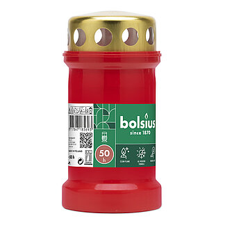 Artikelvorschau Dauerbrenner mit Deckel Nr. 3 - Rot (24 Stück)