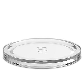 Artikelvorschau Bolsius: Glasteller rund 110mm - klar (1 Stück)