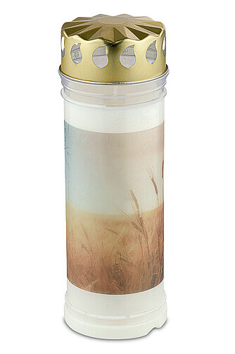 Artikelvorschau Bolsius: Grablicht Nr. 7 mit Motiv - Feld