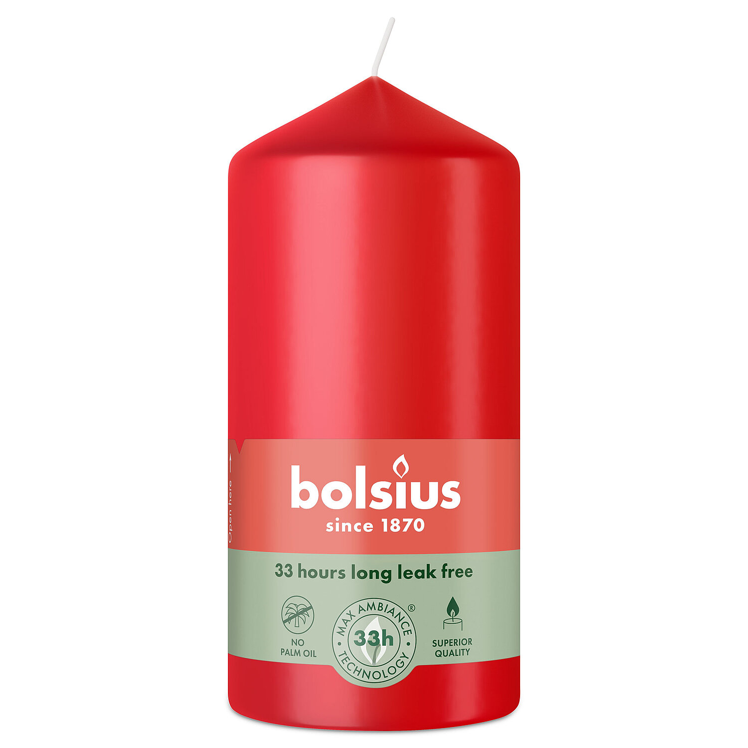 Bolsius Stumpenkerze 120/58 mm