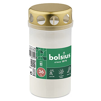 Artikelvorschau Dauerbrenner mit Deckel - Weiß (20 Stück)