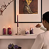 Bolsius Marble & Ultra Gloss Kerzen dekoriert