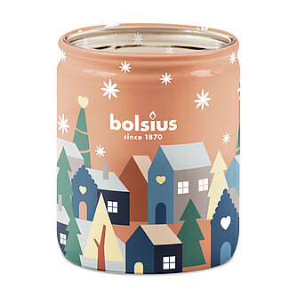 Artikelvorschau Bolsius: True Glow Sleeved Glas 82/68mm - Silent Night