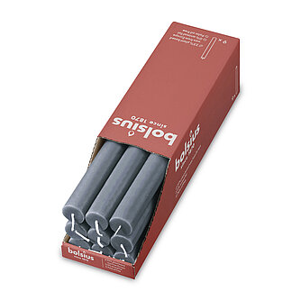 Artikelvorschau Rustik Haushaltskerzen 270/23 mm (9er Pack) - Schieferblau