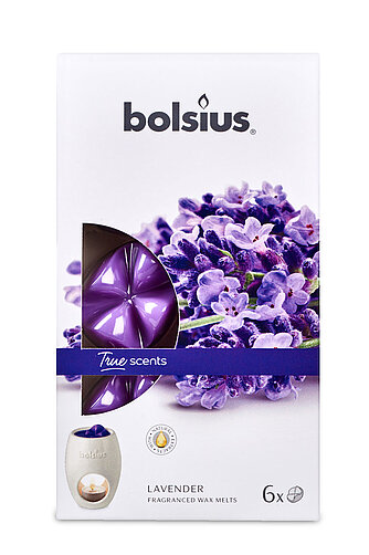 Bolsius True Scents Wax Melts - Lavender (6er Pack) Artikelvorschau True Scents Wax Melts - Lavender (6er Pack)