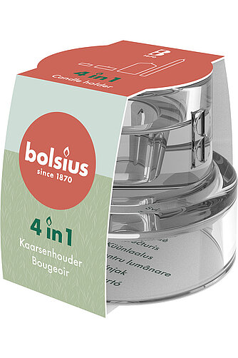 Artikelvorschau Bolsius: 4 in 1 Glashalter (1 Stück)