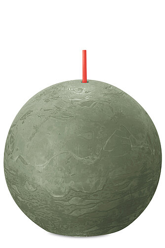 Bolsius Rustik Kugelkerzen 76 mm - Frische Olive (1 Stück) Artikelvorschau Rustik Kugelkerzen 76 mm - Frische Olive (1 Stück)