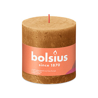 Bolsius Rustik Stumpenkerzen 100/100 mm - Gewürzbraun (1 Stück) Artikelvorschau Rustik Stumpenkerzen 100/100 mm - Gewürzbraun (1 Stück)