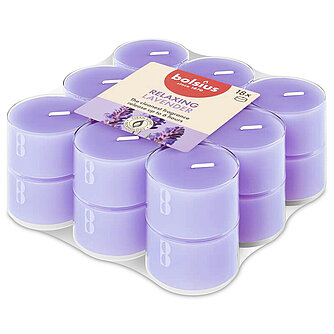 Artikelvorschau True Scents Duft-Teelichter Clear Cup (18er Pack) - Lavendel