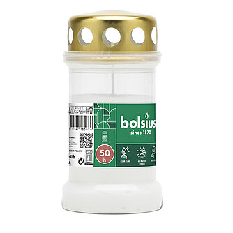 Artikelvorschau Dauerbrenner mit Deckel Nr. 3 - Weiß (24 Stück)