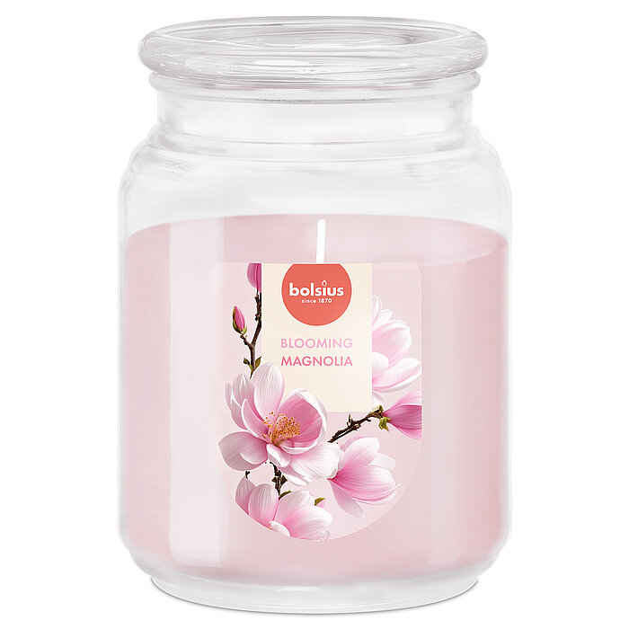 Bolsius Blooming Magnolia Duftkerze im Glas in Einzelansicht