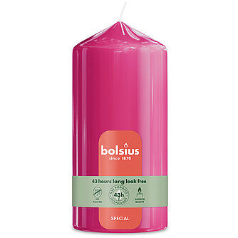 Artikelvorschau Stumpenkerzen Ultra Gloss 130/68mm - Fuchsia (1 Stück)