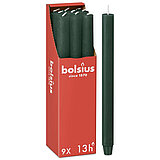Rustik Haushaltskerzen in der Farbe Pinien Gruen Größe 270/23 9er Pack