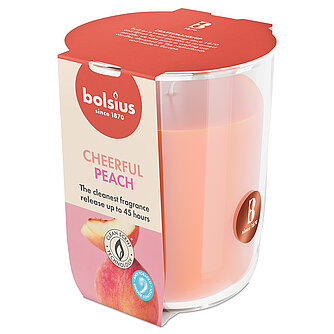 Bolsius True Scents Duftglas groß 97/85mm (1 Stück) - Pfirsich Artikelvorschau True Scents Duftglas groß 97/85mm (1 Stück) - Pfirsich