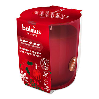 Artikelvorschau Bolsius: True Glow Duftglas 80/73mm - Merry Moments