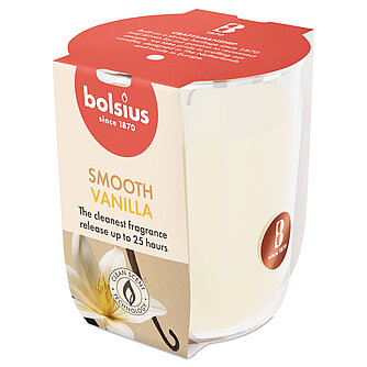 Bolsius True Scents Duftglas klein 80/73mm (1 Stück) - Vanille Artikelvorschau True Scents Duftglas klein 80/73mm (1 Stück) - Vanille