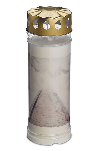 Artikelvorschau Grablicht Nr. 7 mit Motiv - Wolken