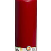 Eine Stumpenkerze in der Farbe Elfenbein mit den Maßen 300/98mm (H/DM) und 180h Brenndauer. Auf der Banderole ist der Markenname "Bolsius" abzulesen.
