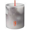 Bolsius Marble Stumpenkerze ohne Banderole Carrara Silk Einzelansicht