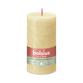 Artikelvorschau Rustik Stumpenkerzen 130/68 mm - Haferbeige (1 Stück)