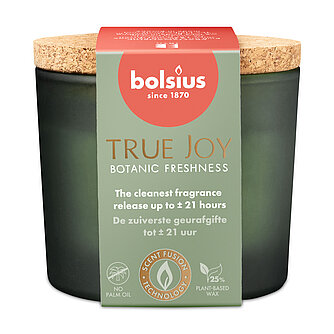 Artikelvorschau True Joy Duftglas mit Korkdeckel - Botanic Freshness (1 Stück)