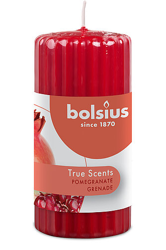 Artikelvorschau True Scents Duft-Stumpen geriffelt - Pomegranate (1 Stück)