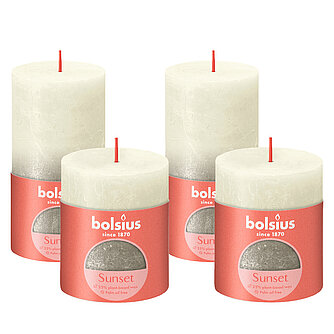 Artikelvorschau Adventsset Sunset  - Weiche Perle (4er Set)