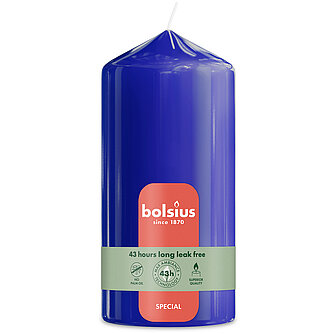 Artikelvorschau Stumpenkerzen Ultra Gloss 130/68mm - Majorelle Blau (1 Stück)