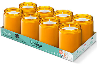 Bolsius Starlight 82/68 mm (8er Tray) - bernstein Artikelvorschau Starlight 82/68 mm (8er Tray) - bernstein
