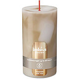 Bolsius Marble Stumpenkerze Botticino beige Einzelansicht