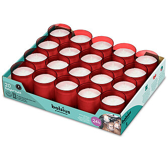 Artikelvorschau Relight Nachfüllkerzen 20er Tray - rot