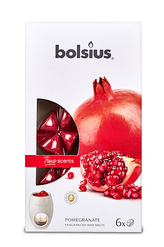 Bolsius True Scents Wax Melts - Pomegranate (6er Pack) Artikelvorschau True Scents Wax Melts - Pomegranate (6er Pack)