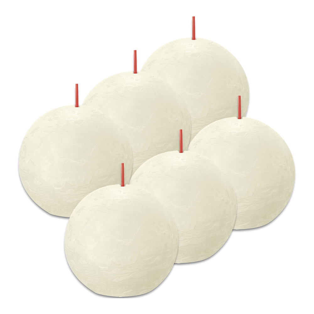 Rustik Kugelkerzen 76 mm