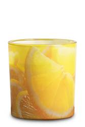 Bolsius: Duftglas Citronella - gelb