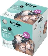 Bolsius Relight Nachfüllkerzen 100er Box - transparent