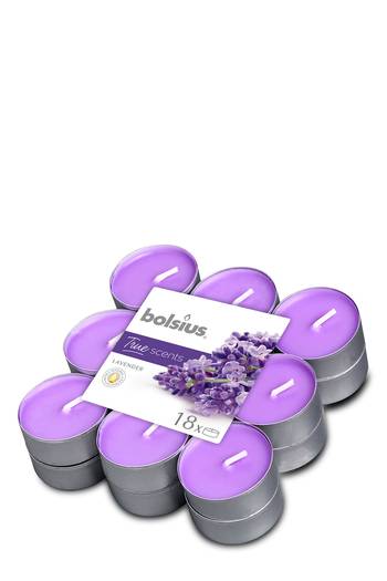True Scents Duft-Teelichte - Lavendel (18er Pack)