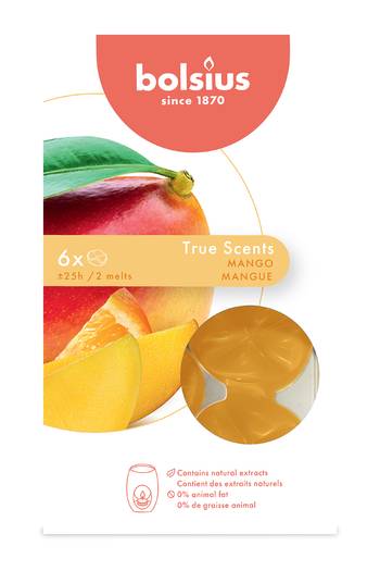 True Scents Wax Melts - Mango (6er Pack)