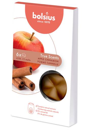 True Scents Wax Melts - Apple Cinnamon (6er Pack)